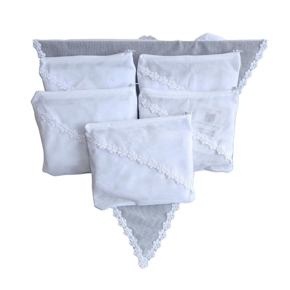 Kit 5 Véus CCB Madrinha Lembracinha de Casamento Porta Véu