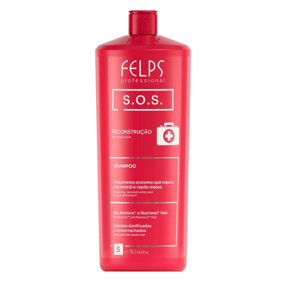 Shampoo SOS Recontrução Felps Professional - 1L