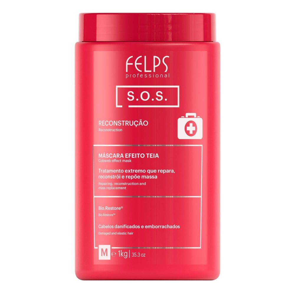 Máscara de Tratamento  SOS Reconstrução Felps Professional - 1kg