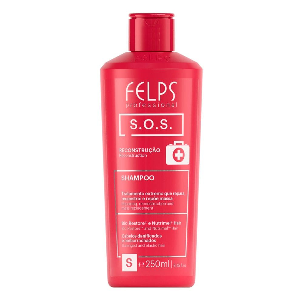 Shampoo SOS Recontrução Felps Professional - 250mL