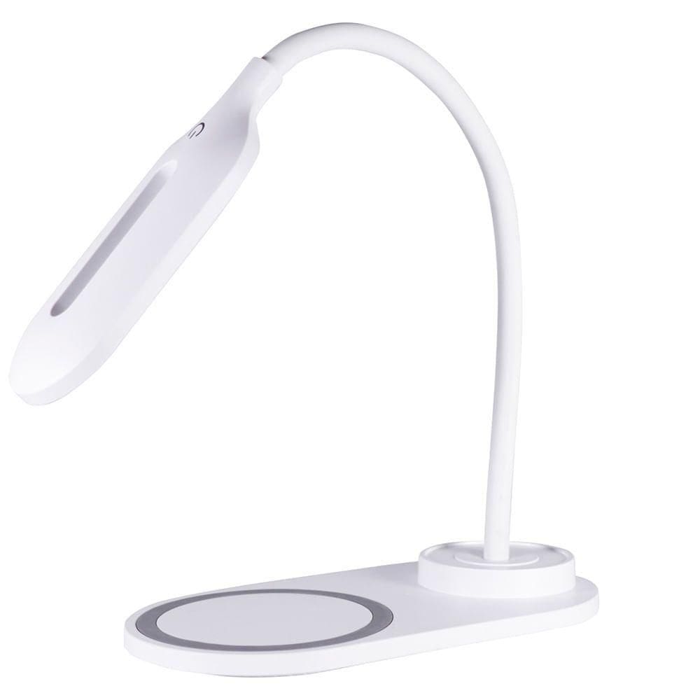 Luminária de Mesa Dream com Carregador Wireless L100 Branco OEX
