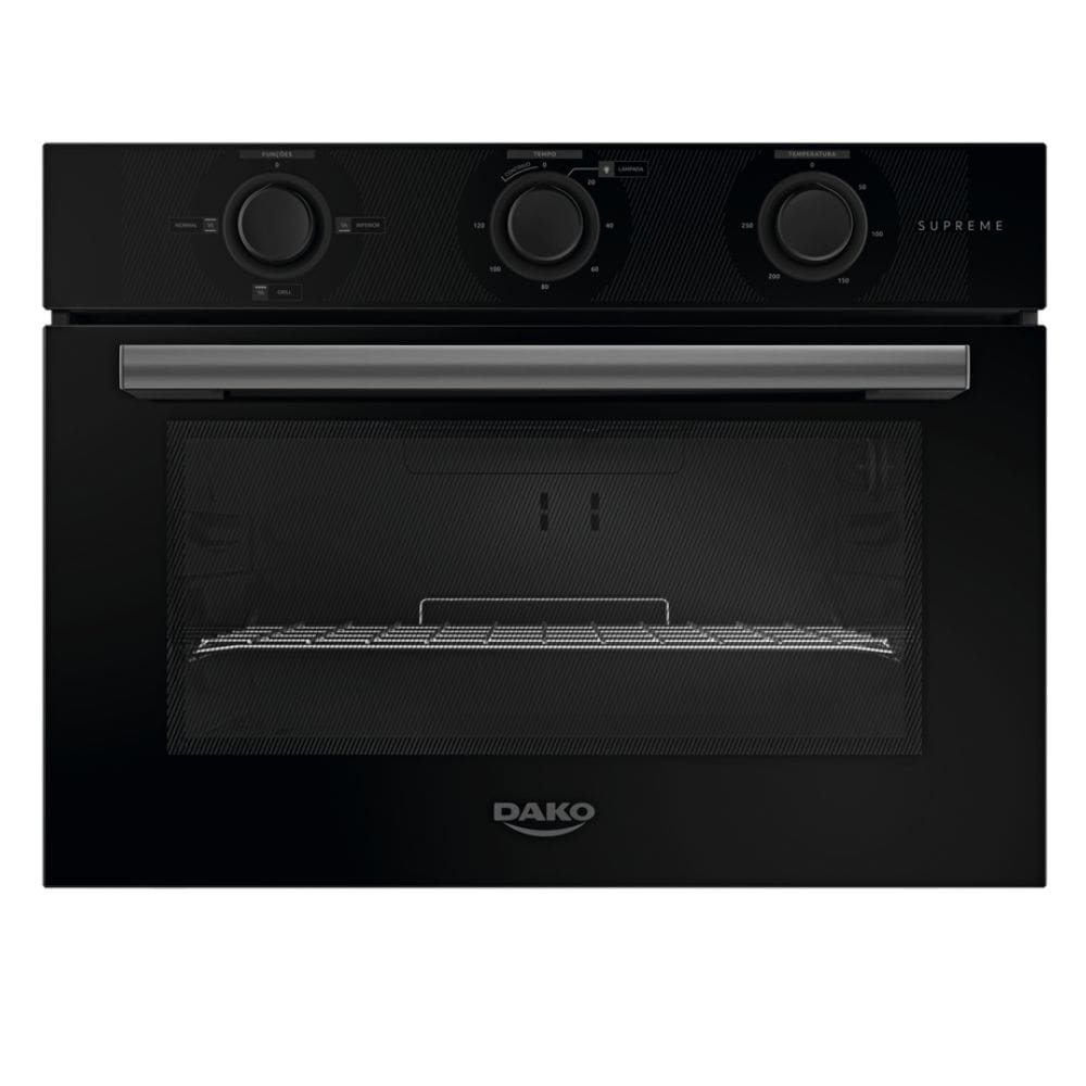 Forno Elétrico de Embutir 52 Litros Dako Supreme Analógico Preto 110V