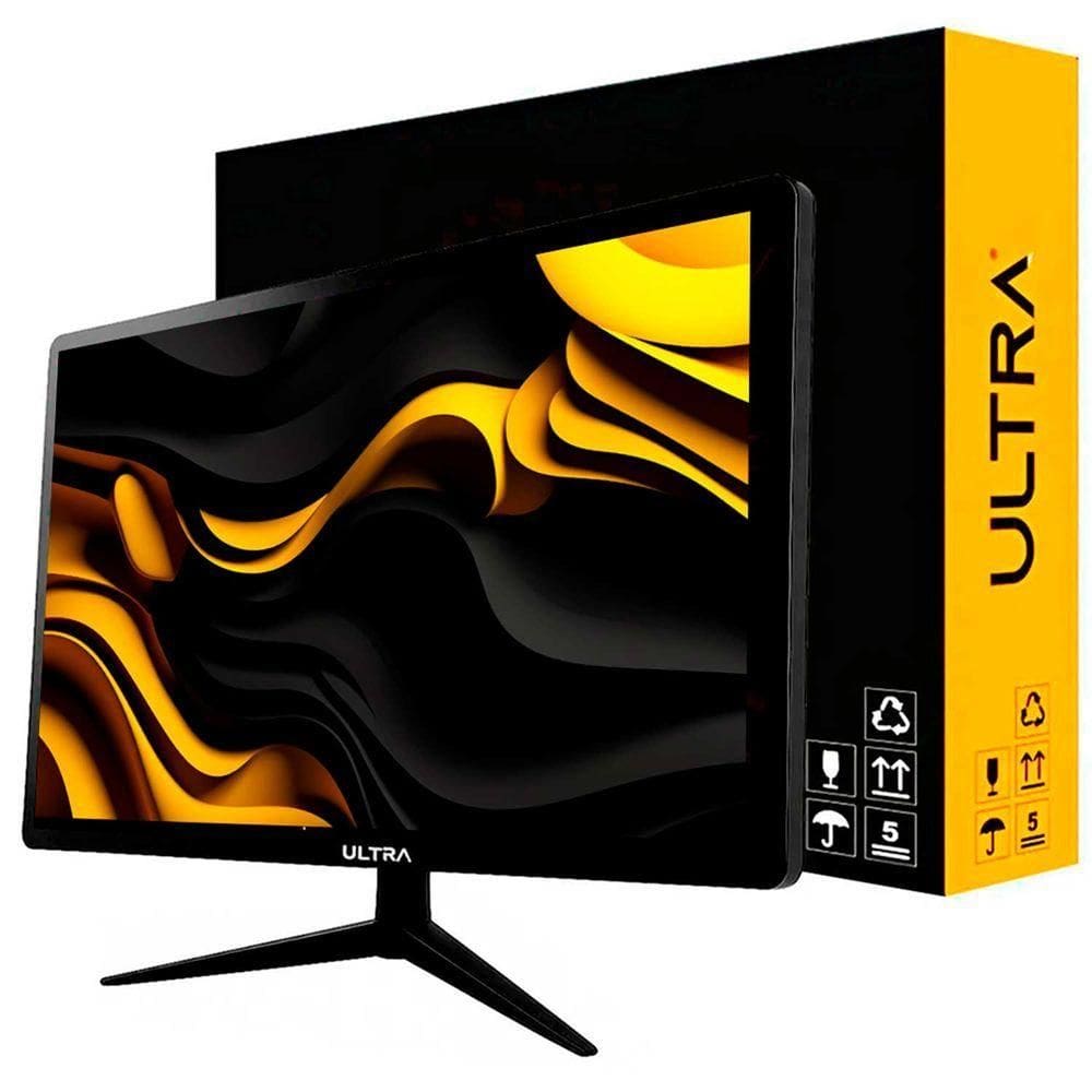 Monitor Led Ultra Widescreen 21” Polegadas, Vga-hdmi, Resolução Hd+ 1600x900, 75hz - Ult210