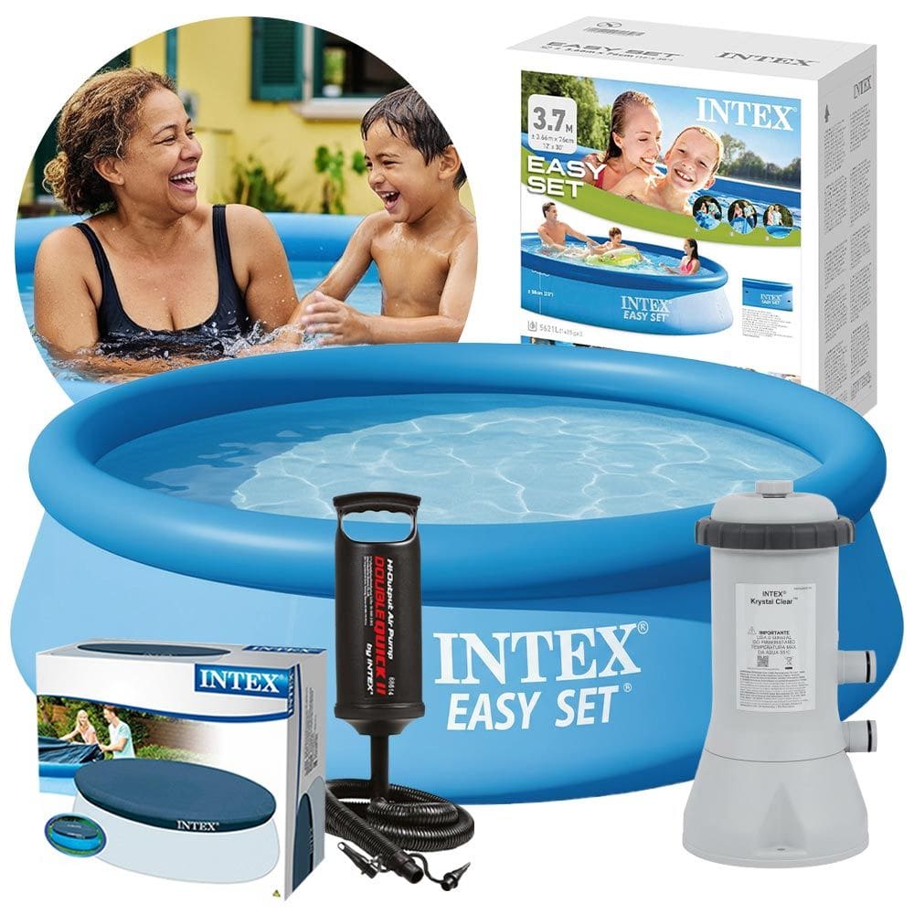 Kit Piscina Inflável 5.621 Litros + Filtro Capa Bomba Intex 110v