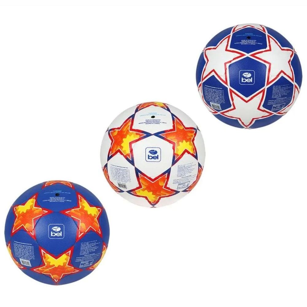 Bola Futebol BFC 300 Tamanho 5 Oficial Para Treino e Jogos PU Durável 32 Gomos Belfix