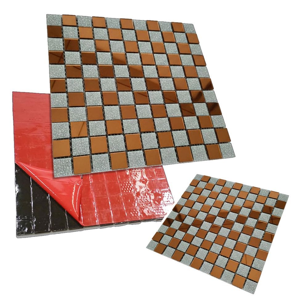 Pastilha De Vidro Adesiva Parede Cozinha Lavabo Banheiro Sala Decorativa Facil Aplicacao Moderna Requintado Reforma