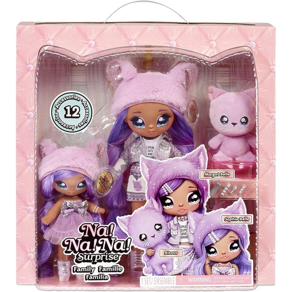 Boneca Surprise Family Lavender KITTY Family