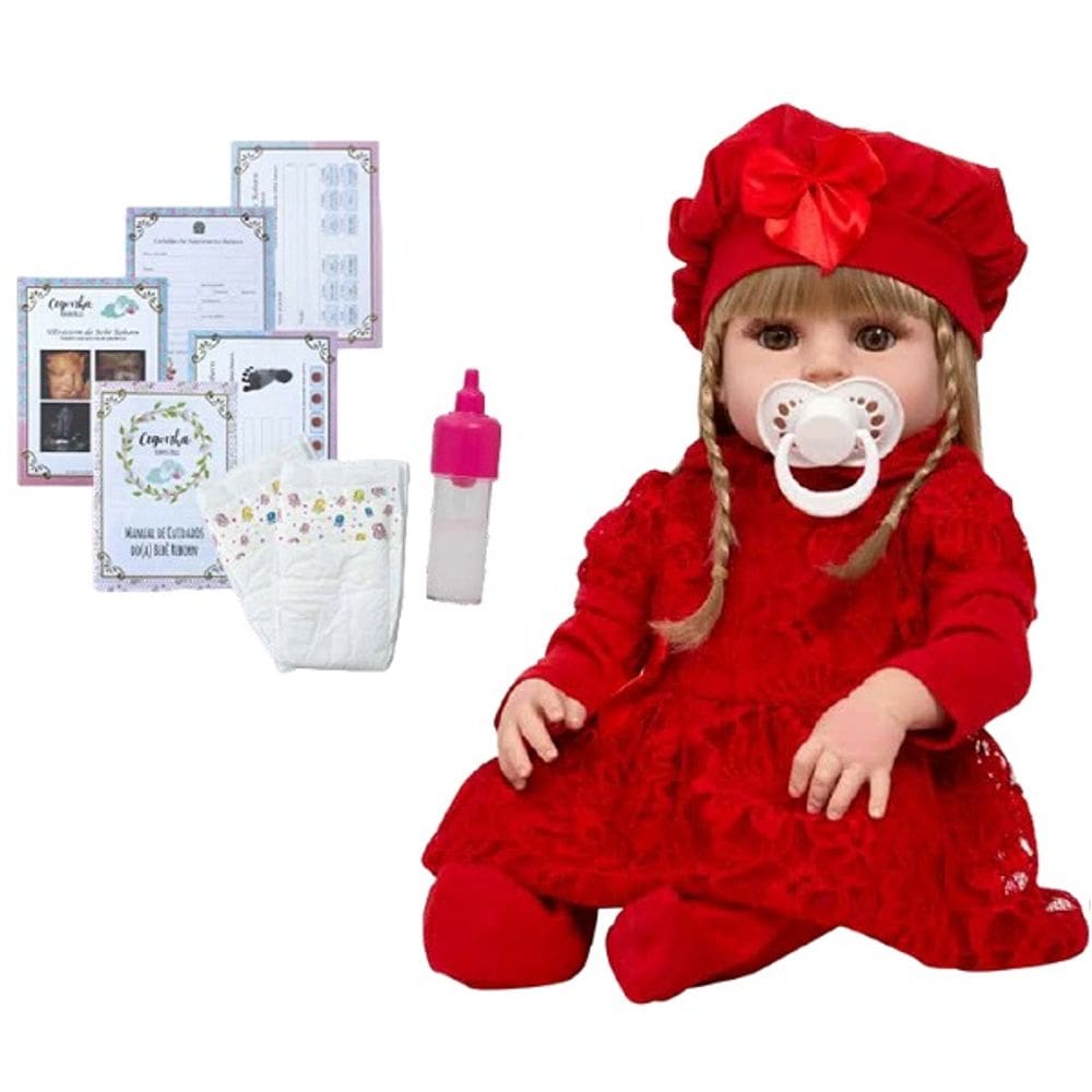 Boneca Bebe Reborn Valentina Renda