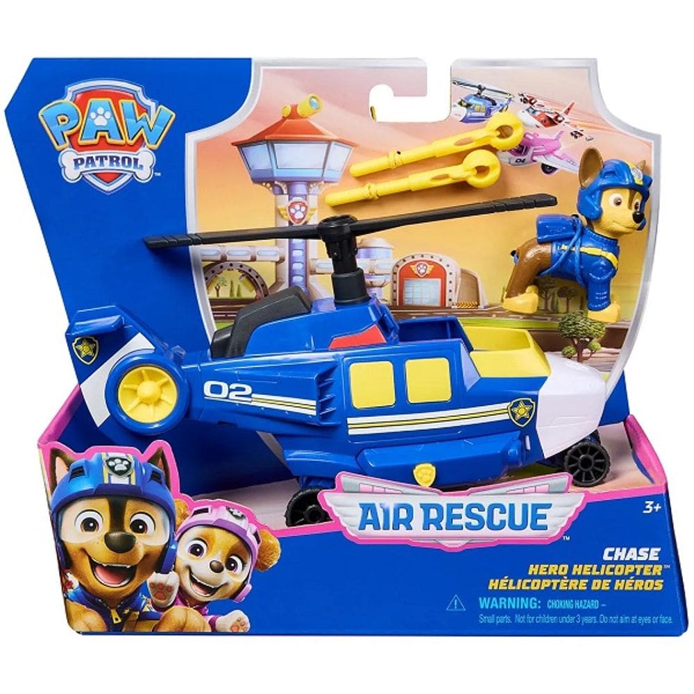Helicoptero de Resgate com Boneco Chase Patrulha Canina SUNNY