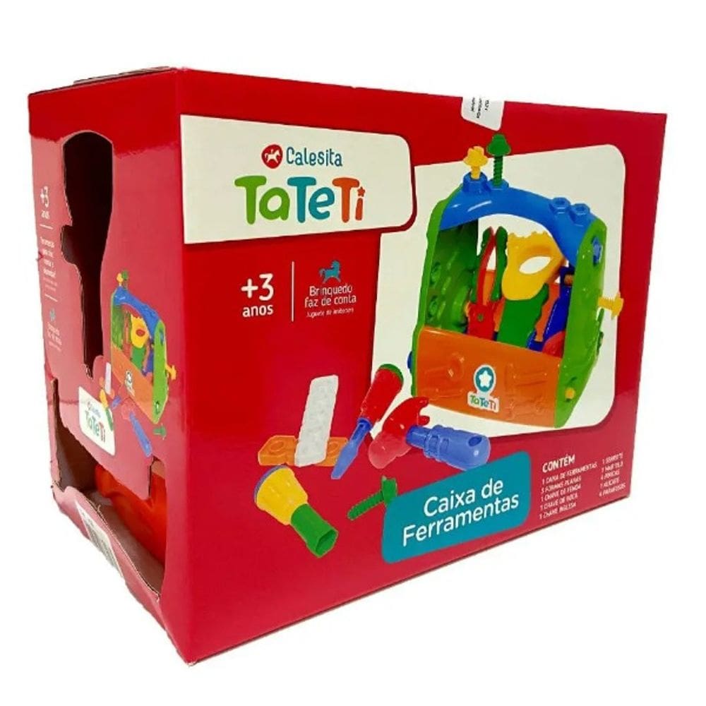 Caixa de Ferramentas Laranja Calesita