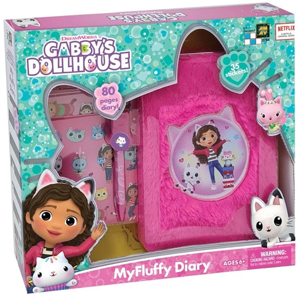 Gabbys Dollhouse Diario de Pelucia FUN