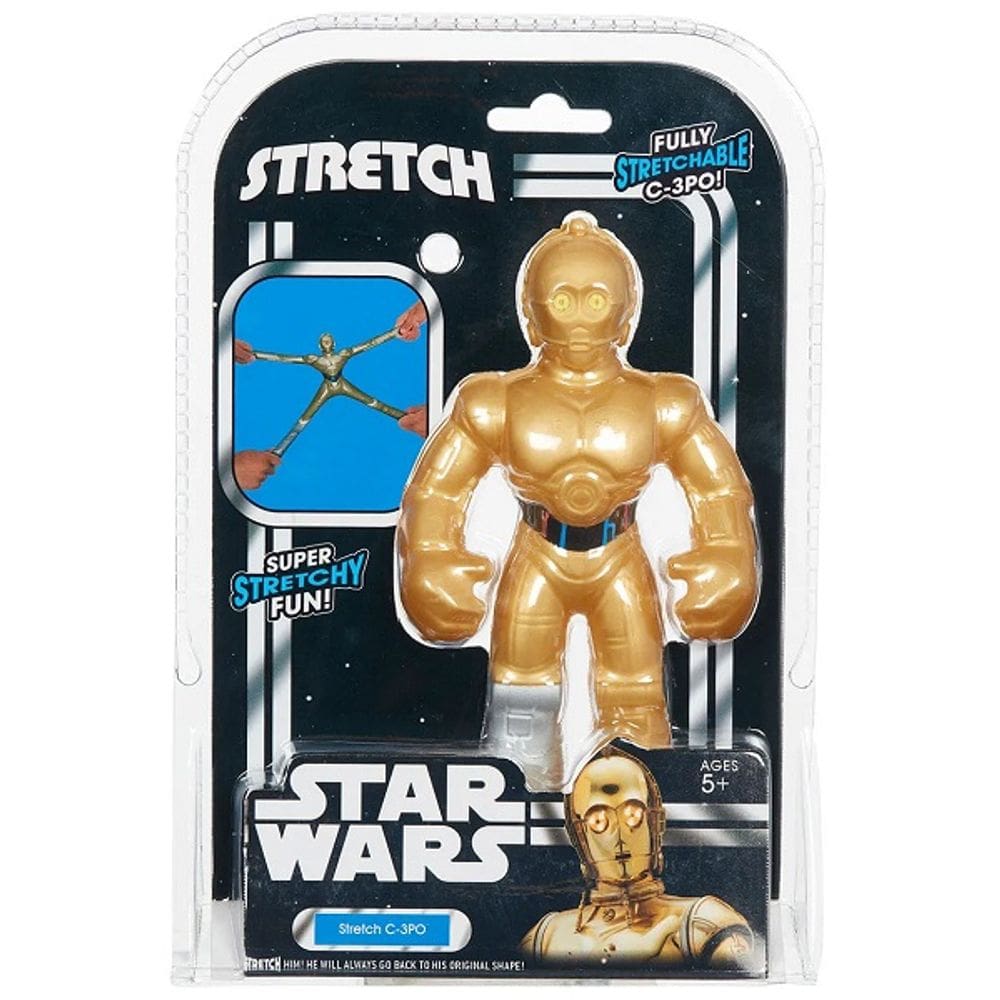Stretch Boneco STAR WARS Elastico 17CM C-3PO SUNNY