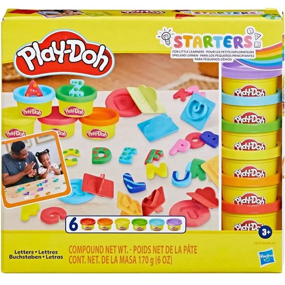 Play DOH Conjunto de Massinha Letras Hasbro E8532
