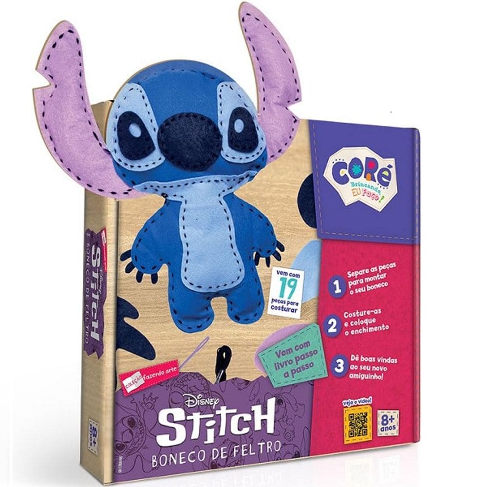 Coleçao Fazendo ARTE STITCH Boneco de Feltro Toyster