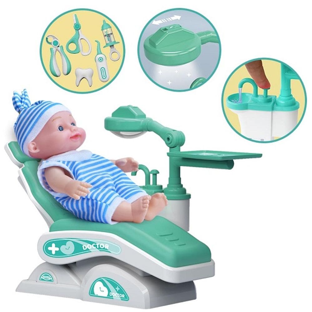 Boneca Doutor DM Dentista Azul DM TOYS