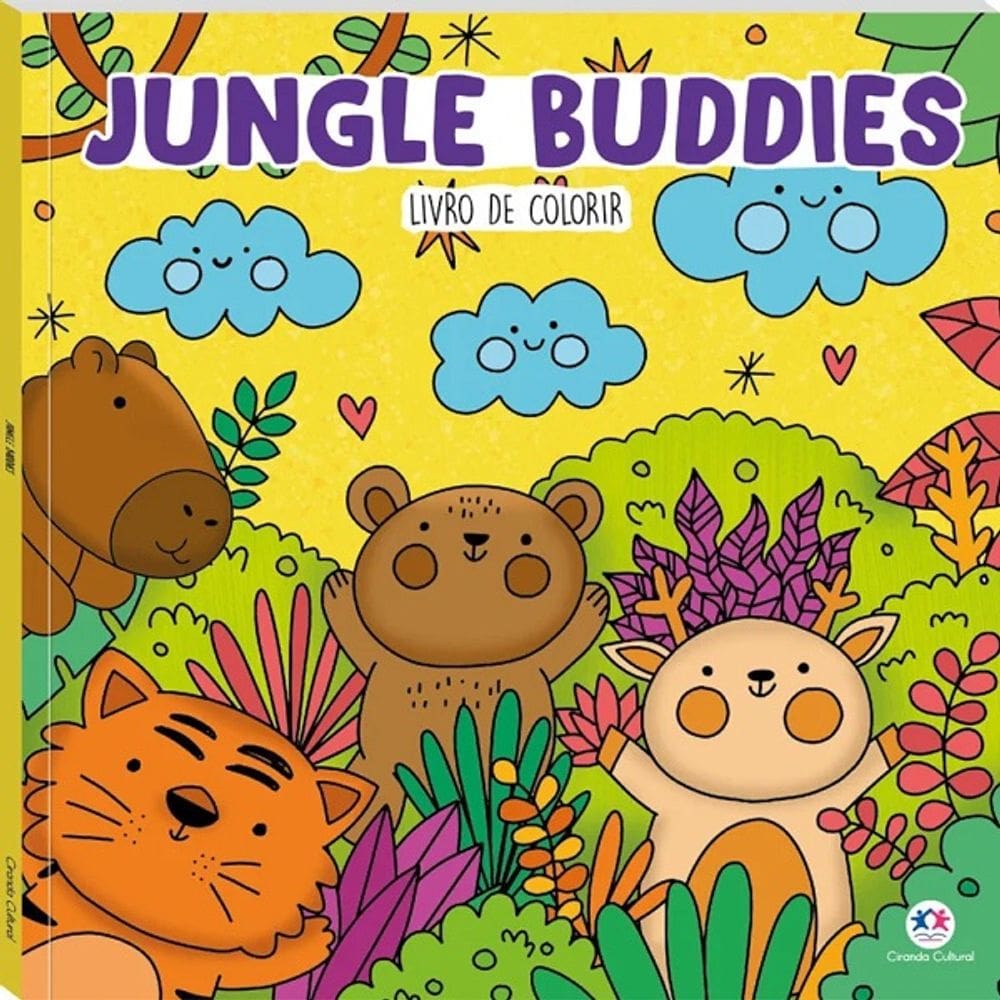 Livro para Colorir Jungle Buddies