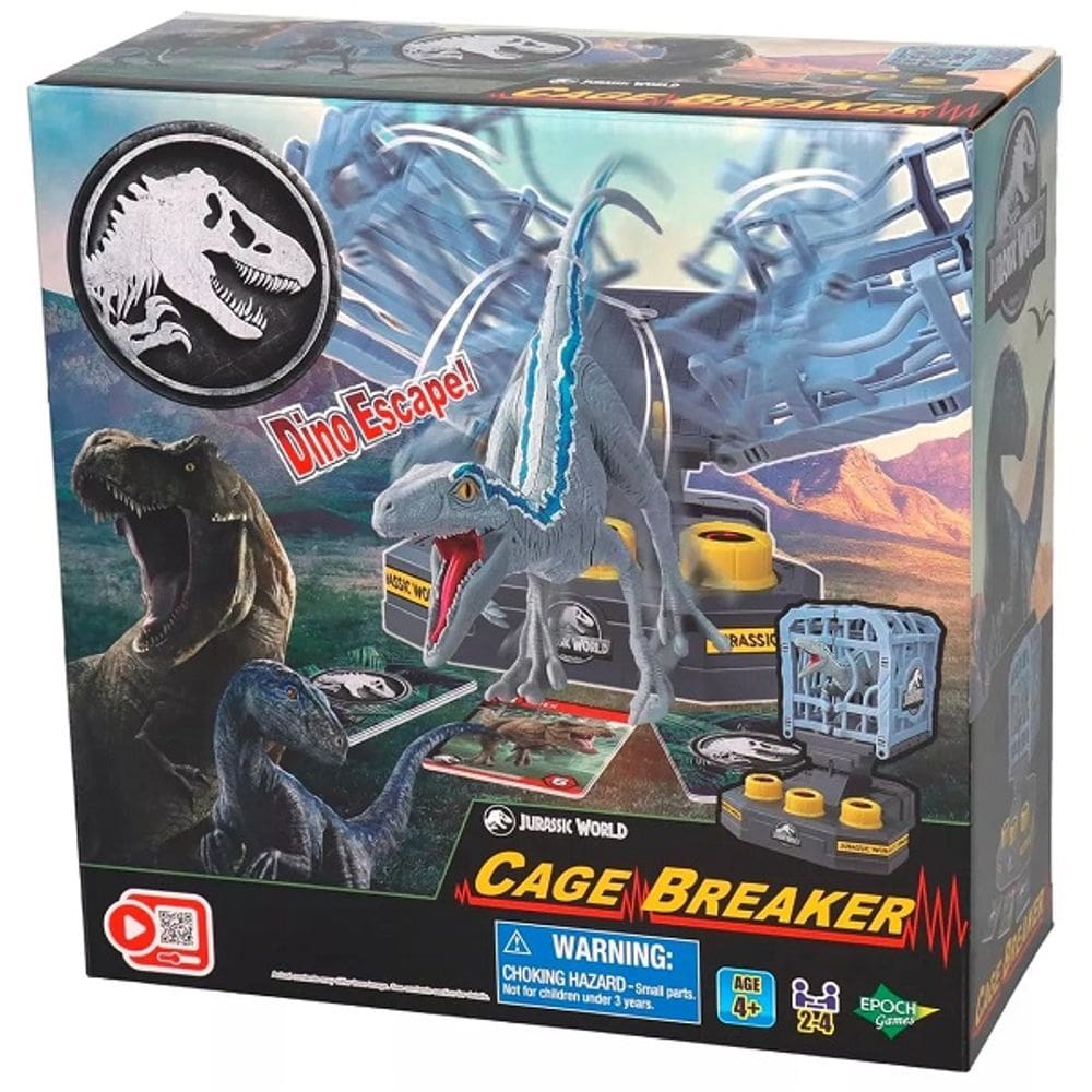Jogo Velociraptor Blue Jurassic WORLD Cage Breaker