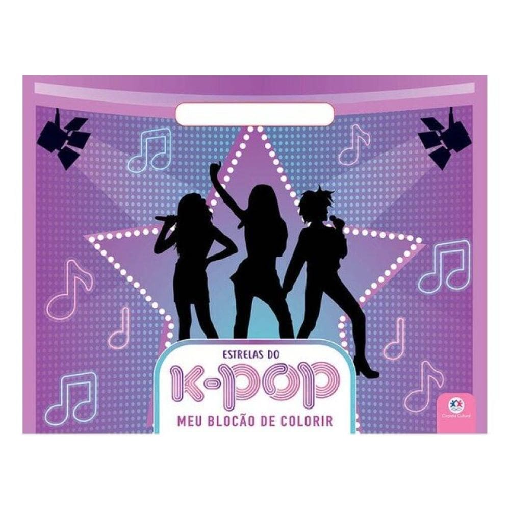 Estrelas Do K-Pop - Meu Blocão De Colorir