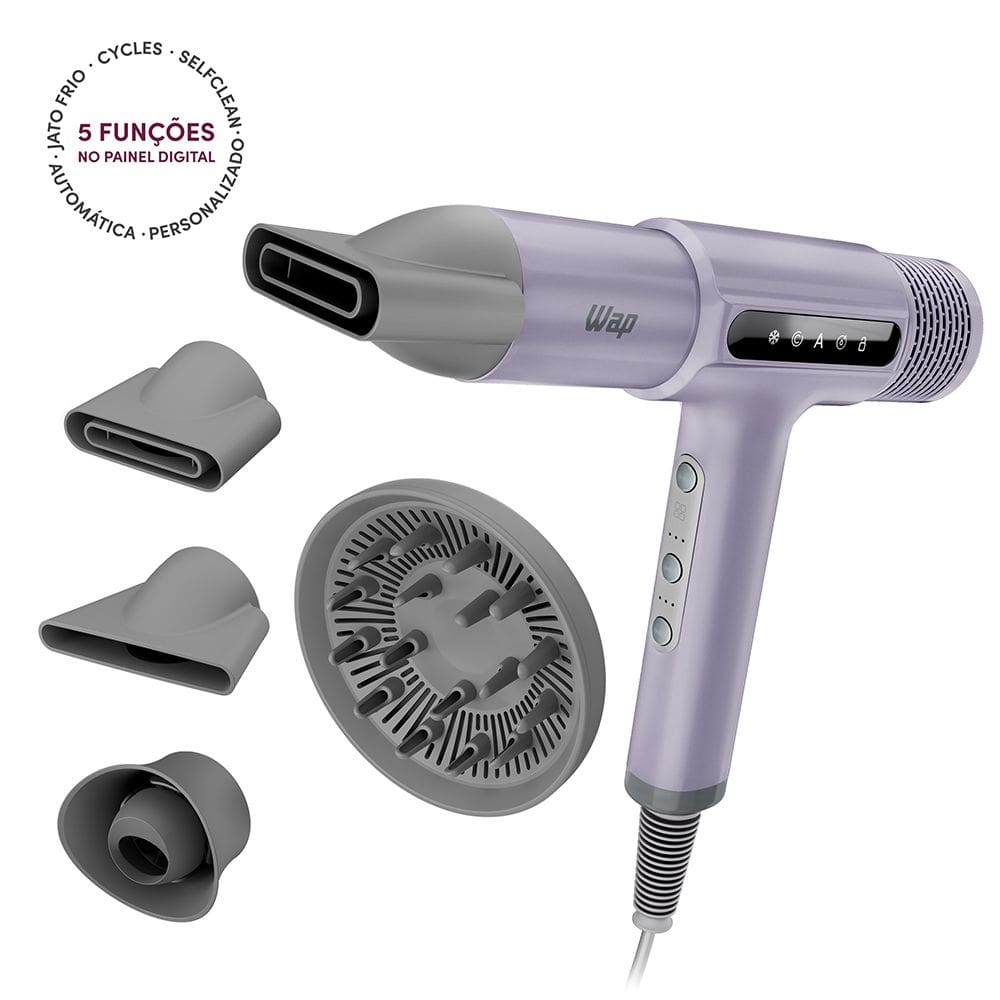 Secador Cabelo Wap Intense Dryer Bldc WS1800 1600W