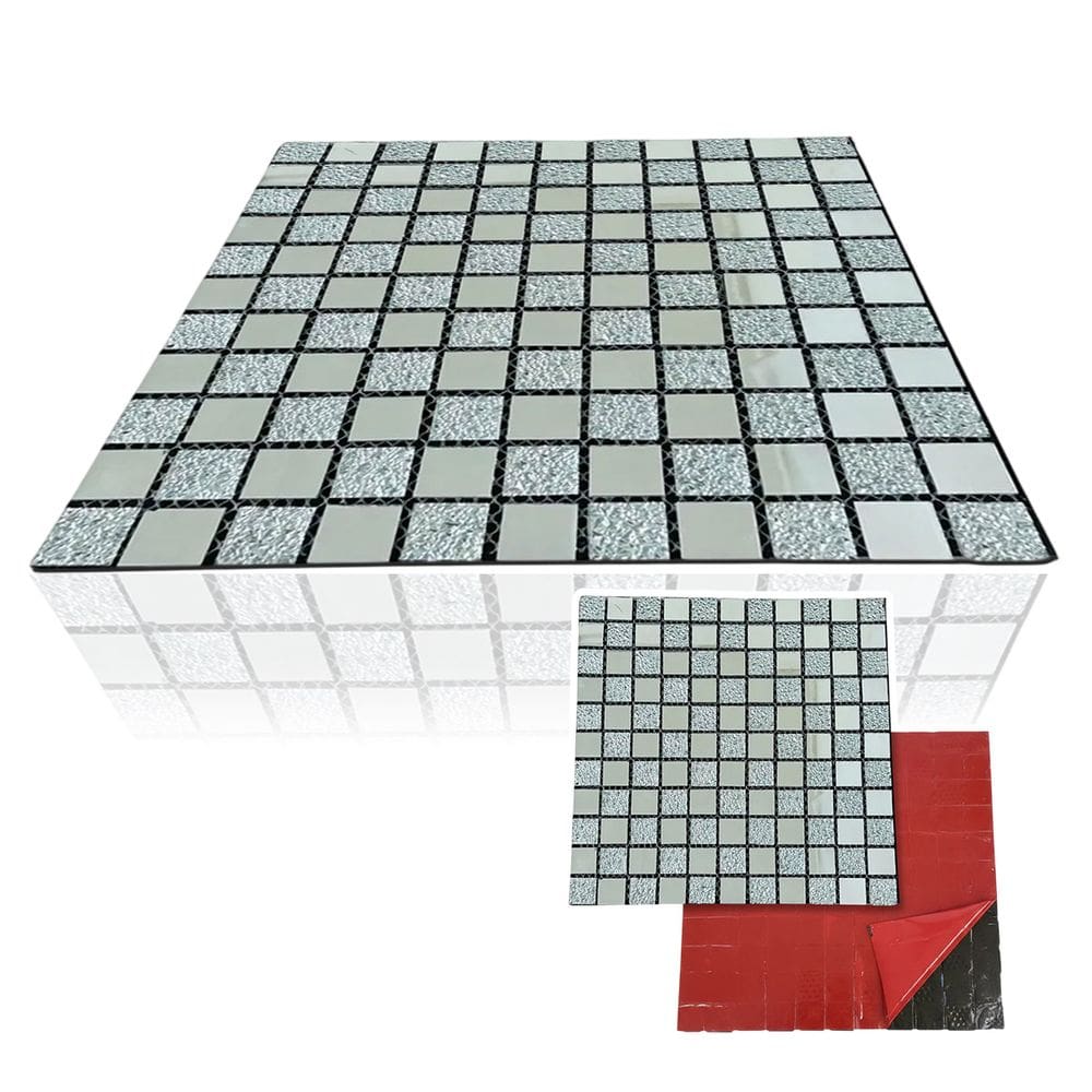 Pastilha De Vidro Adesiva Parede Cozinha Lavabo Banheiro Sala Decorativa Aplicacao Facil Requintado Moderna Reforma