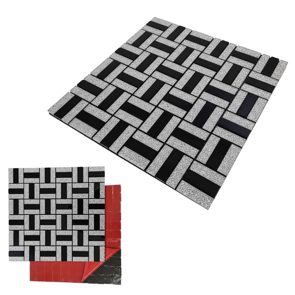 Pastilha De Vidro Adesiva Para Parede Cozinha Lavabo Banheiro Sala Decorativa Moderna Reforma Requintado Facil Aplicacao