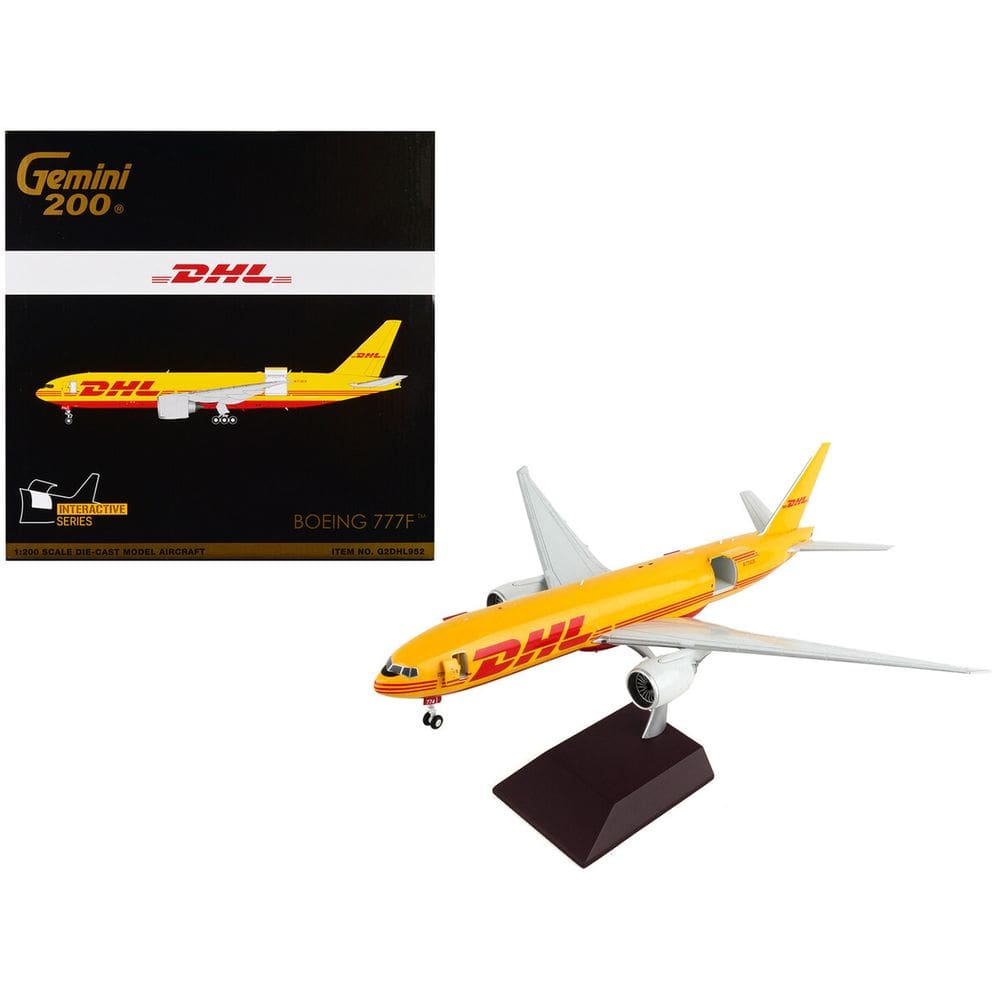 Avião GeminiJets DHL / Kalitta Air Boeing 777-200LRF 1:200