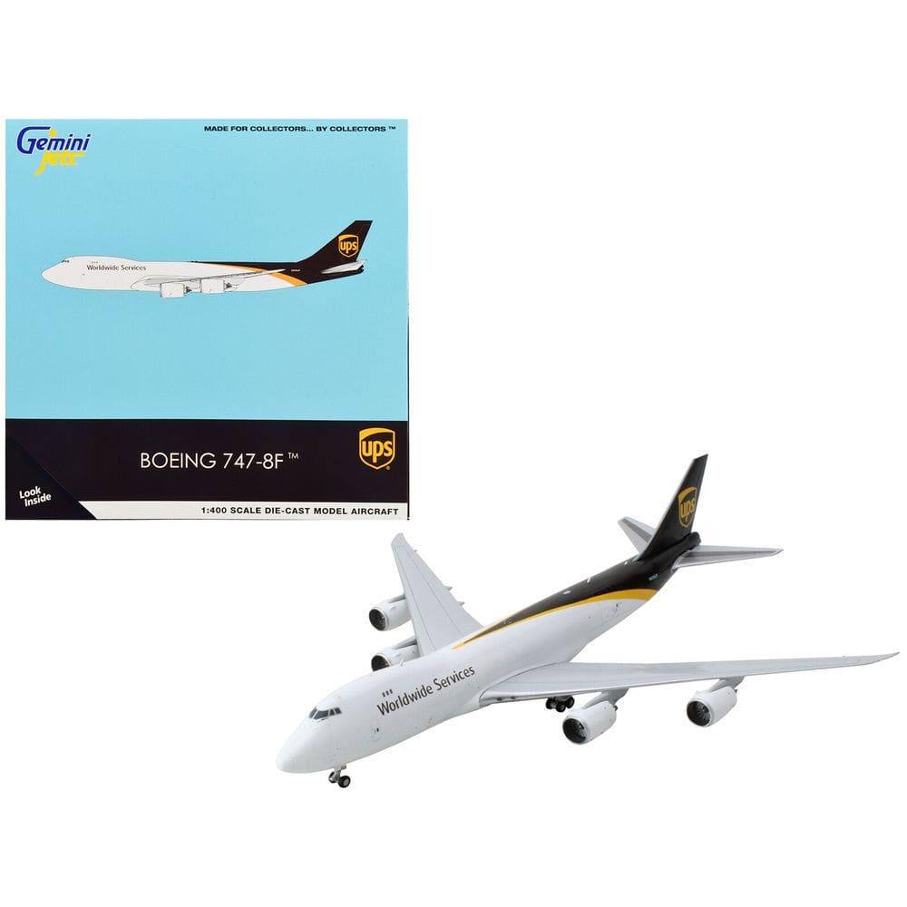 Miniatura Avião GeminiJets UPS Airlines Boeing 747-8F 1:400