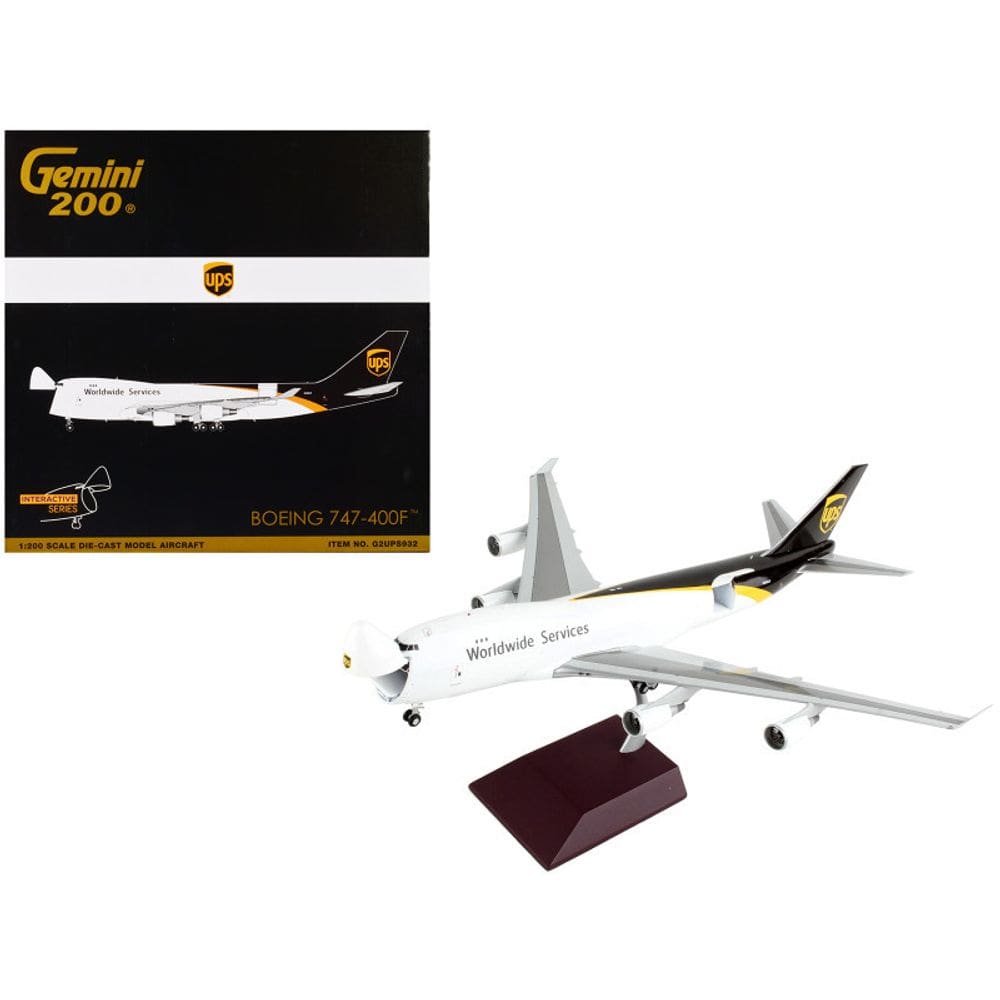 Miniatur Avião GeminiJets UPS Airlines Boeing 747-400F 1:200