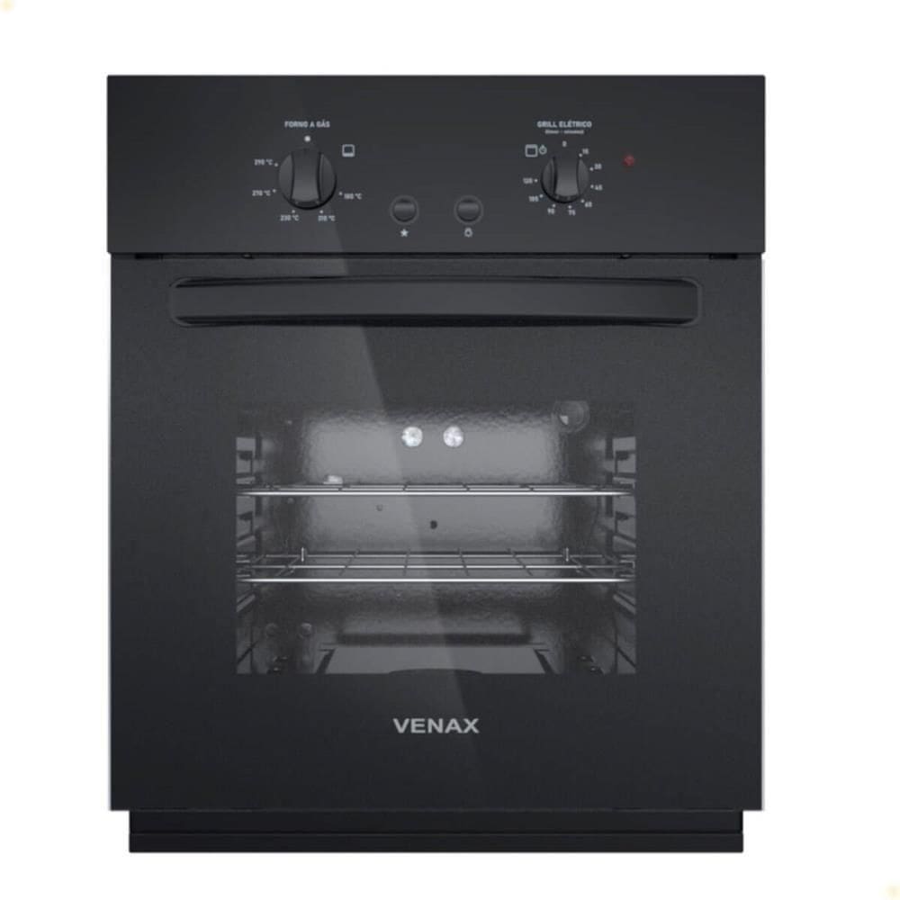 Forno De Embutir Venax á Gás 50l Totale Nero Giii Glp 220V 26019