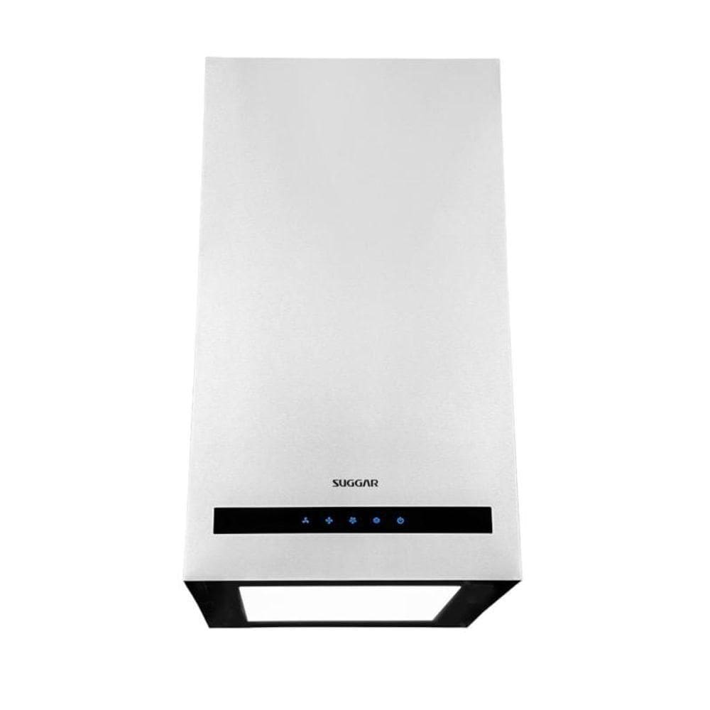 Coifa Suggar Ilha Quadrada Opala Led Inox 220V