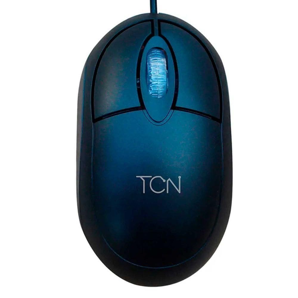 Mouse óptico Tcn 1200dpi, Usb - Preto