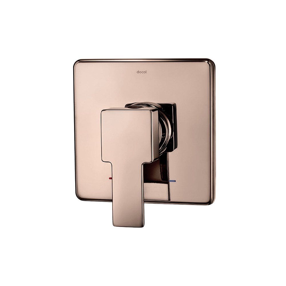 Acabamento Monocomando para Chuveiro Docol Edge 90008500030 3/4” Cobre Polido