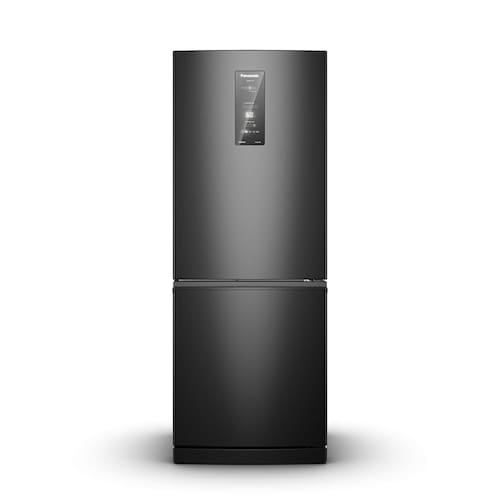 Geladeira Panasonic BB64 Cor Black Inox Look Inverse Frost Free 475L Inverter A - NR-BB64PV2B - 220V