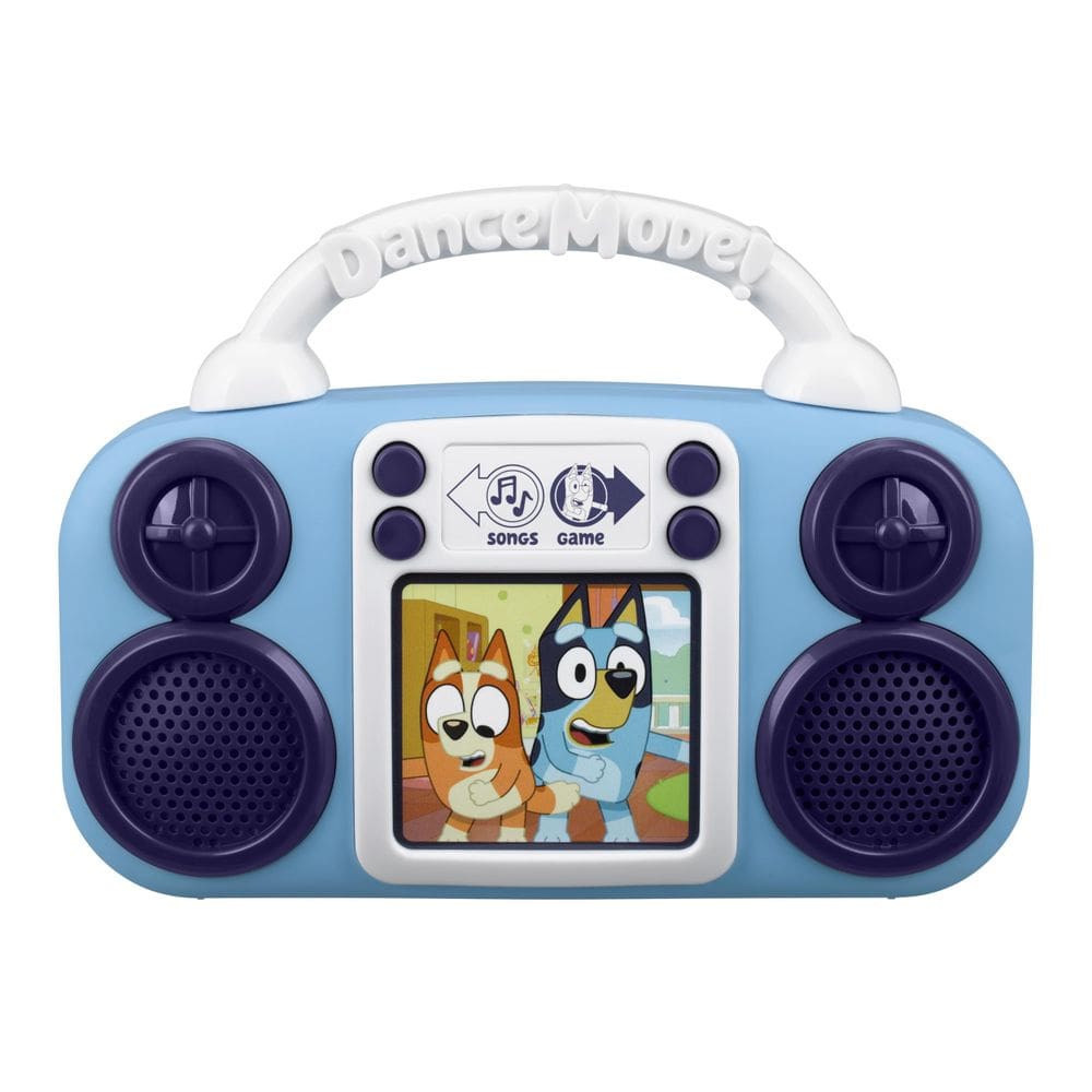 Leitor de música eKids Bluey Toy para crianças pequenas com música embutida