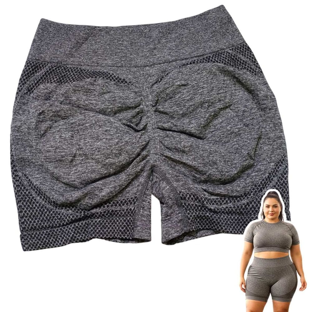 Short Levanta Bumbum Treino Pilates Fitness Ioga Musculaçao Exercicio Cintura Alta Modelador Corpo Confortavel