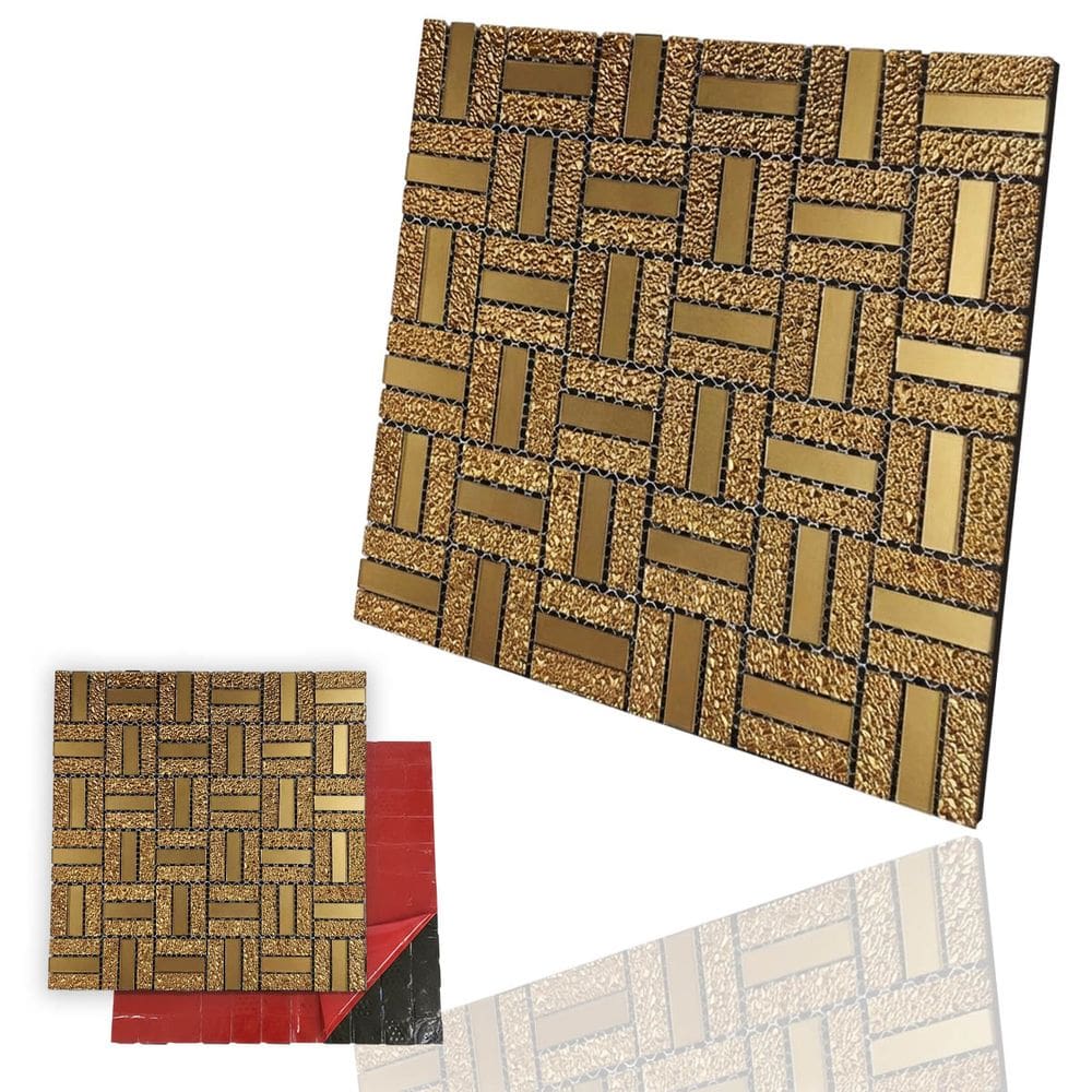 Pastilha De Vidro Adesiva Parede Cozinha Lavabo Banheiro Sala Decorativa Moderna Requintado Reforma Facil Aplicacao