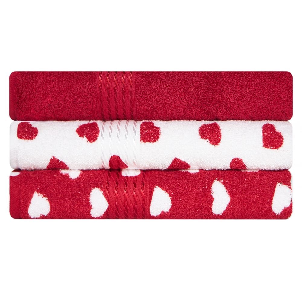 Kit 3 Toalhas de Banho 100% Algodão Prisma Dohler