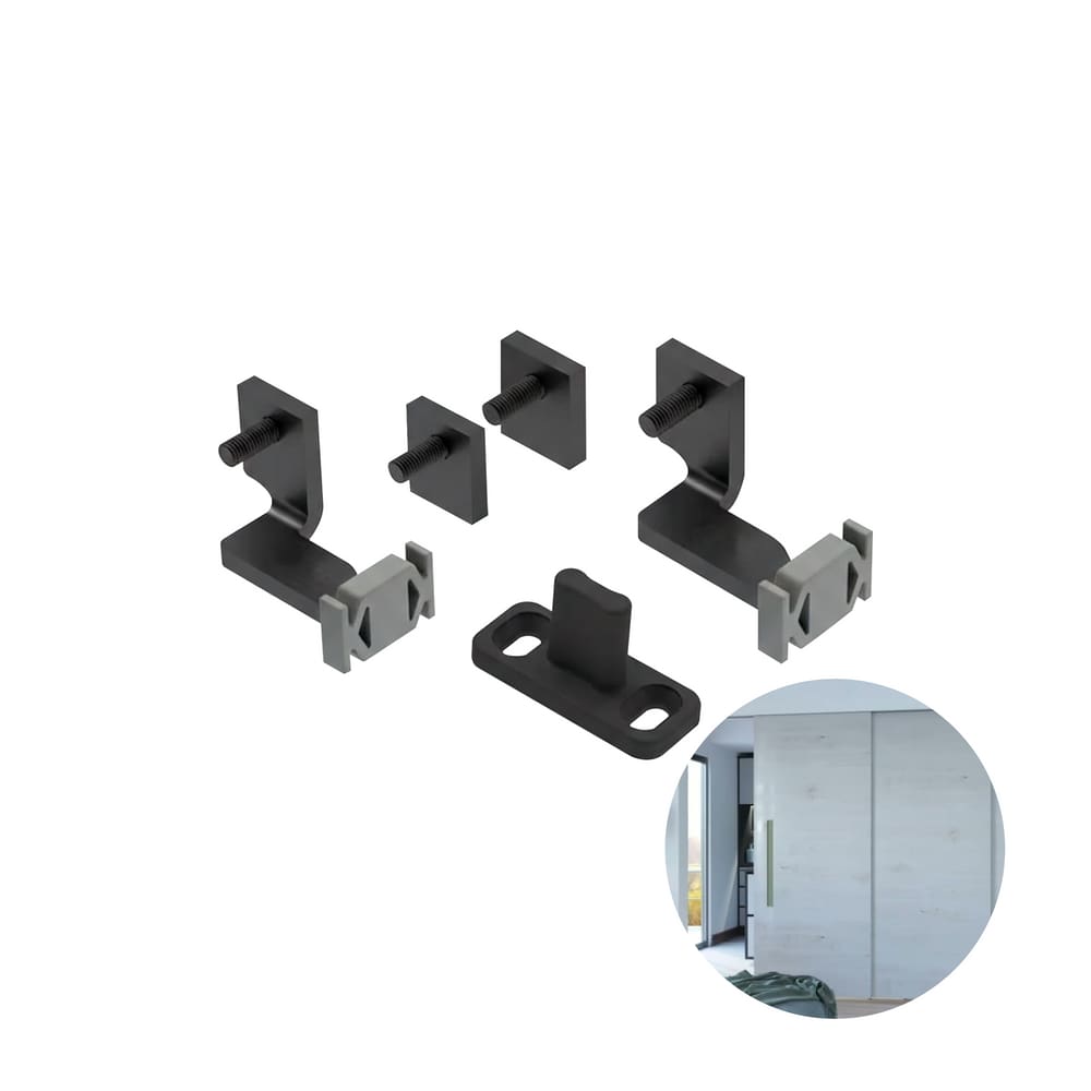 Sistema Guia Sequenziato Lado Direito Para 2 Portas de 40mm Rometal