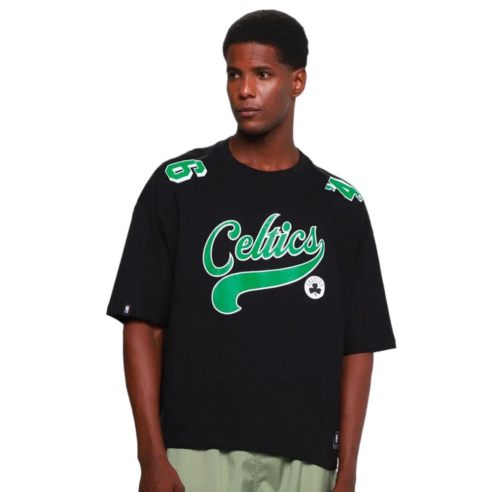Camiseta Nba Masculina Boston Celtics Yards Oversize