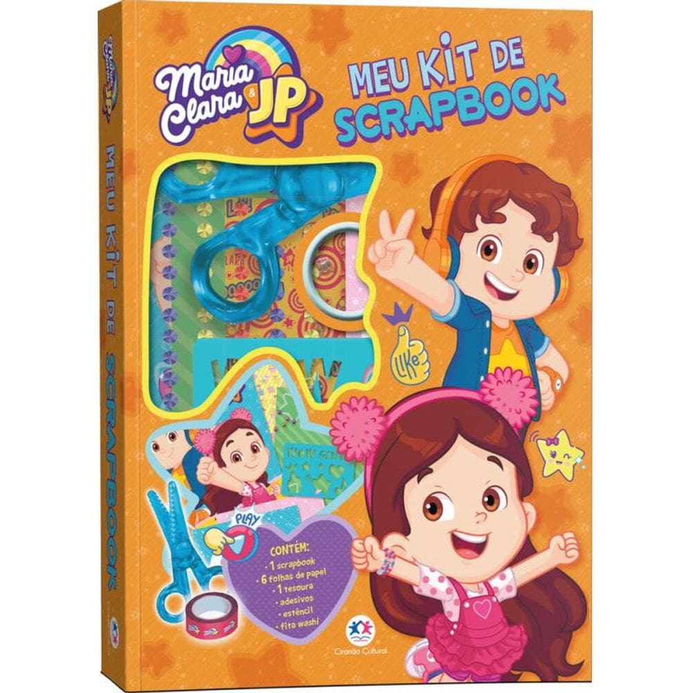 Maria Clara e JP - Meu kit de Scrapbook