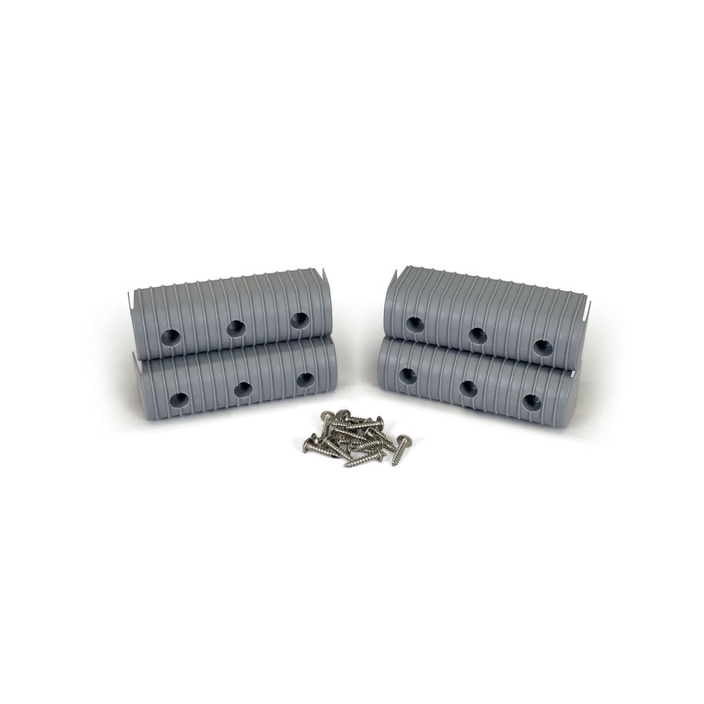 Caliber Tampa Final para Envelopamento de Bunks 4 Unidades 2x15cm Cinza