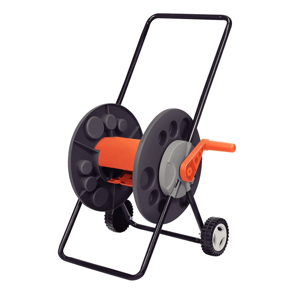 Enrolador Mangueira 55m Carrinho Plastico Jardim Tramontina
