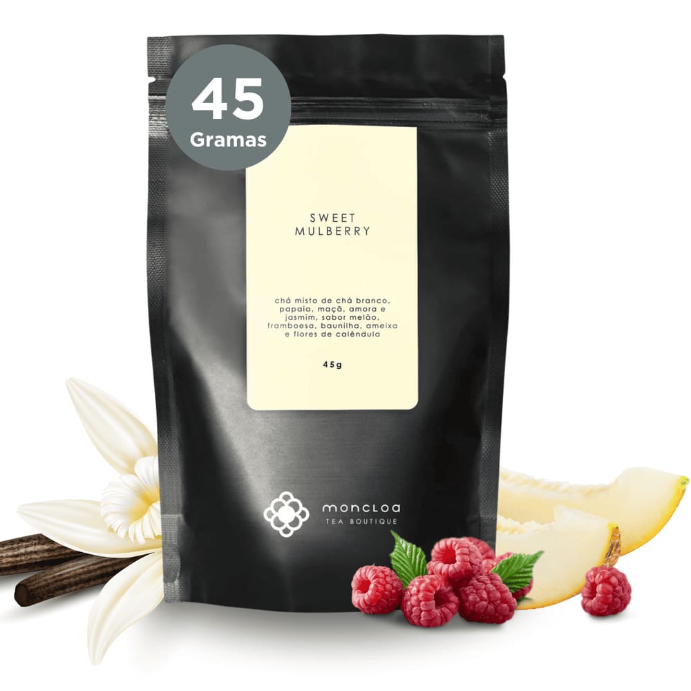 Chá Branco Sweet Mulberry Moncloa Pouch 45g