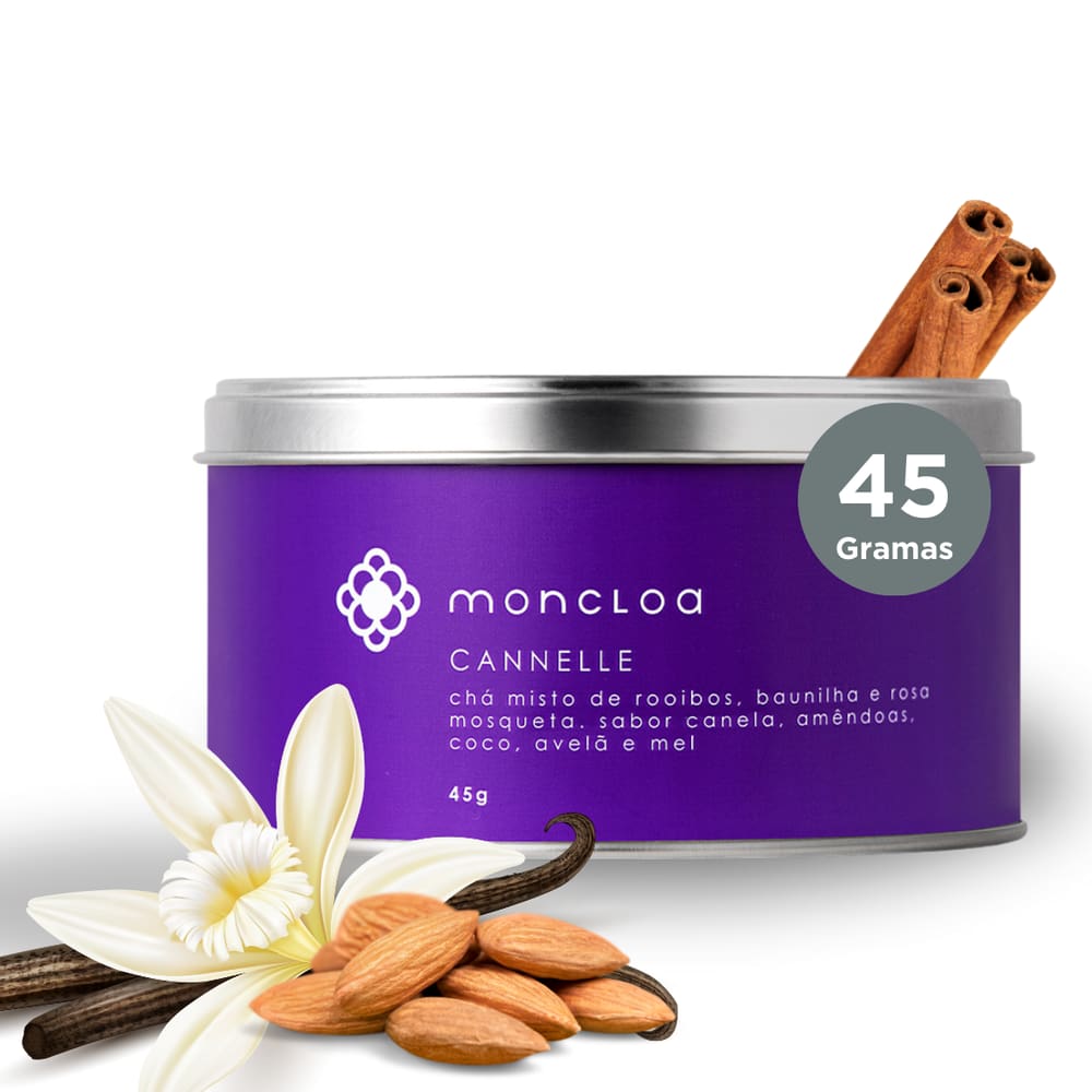 Chá De Rooibos Baunilha E Rosa Mosqueta Cannelle 45g Moncloa