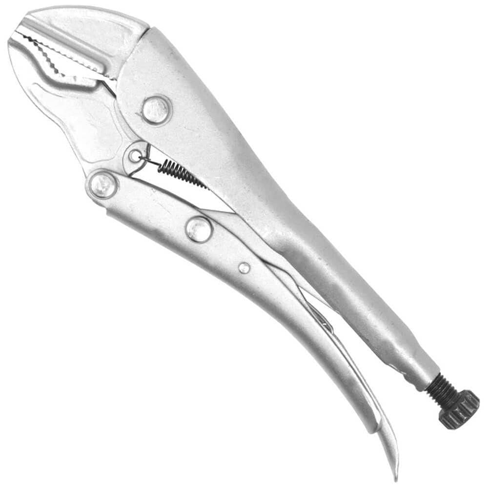 Alicate De Pressão 10 E 250mm Com Mordente Curvo Aperto Prolongado