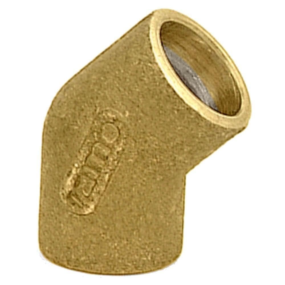 Cotovelo 45° de Latão com Solda B28xb28 02.9.36.0024.02 Ramo Cotovelo 45° de Latão com Solda B28