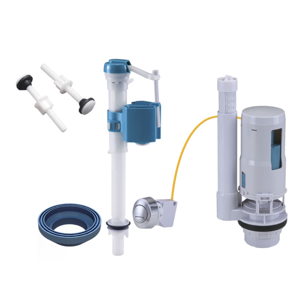 Kit Mecanismo Universal Para Caixa Acoplada Pneumático Acionamento Duplo Durin