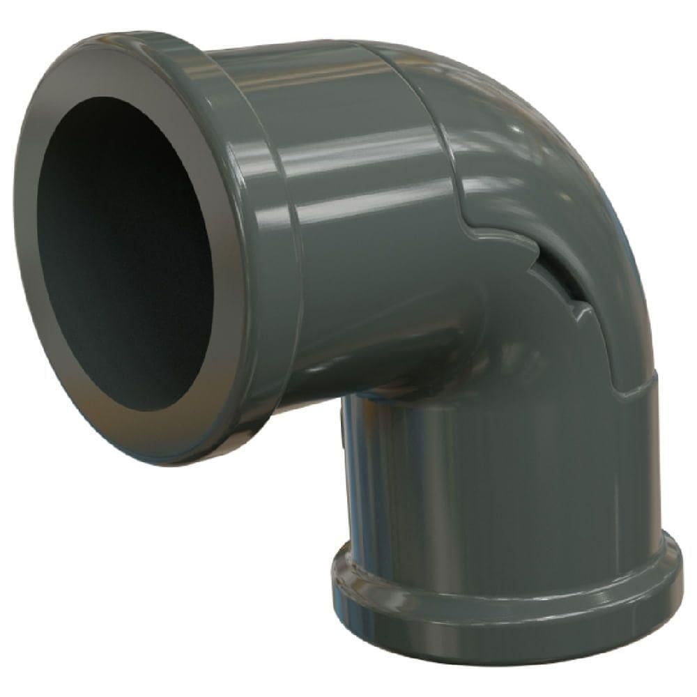 Cotovelo com Tampa Vigia Eletroduto Em Pvc S-r Cinza 3-4 E015300015 Wetzel Cotovelo com Tampa Vi