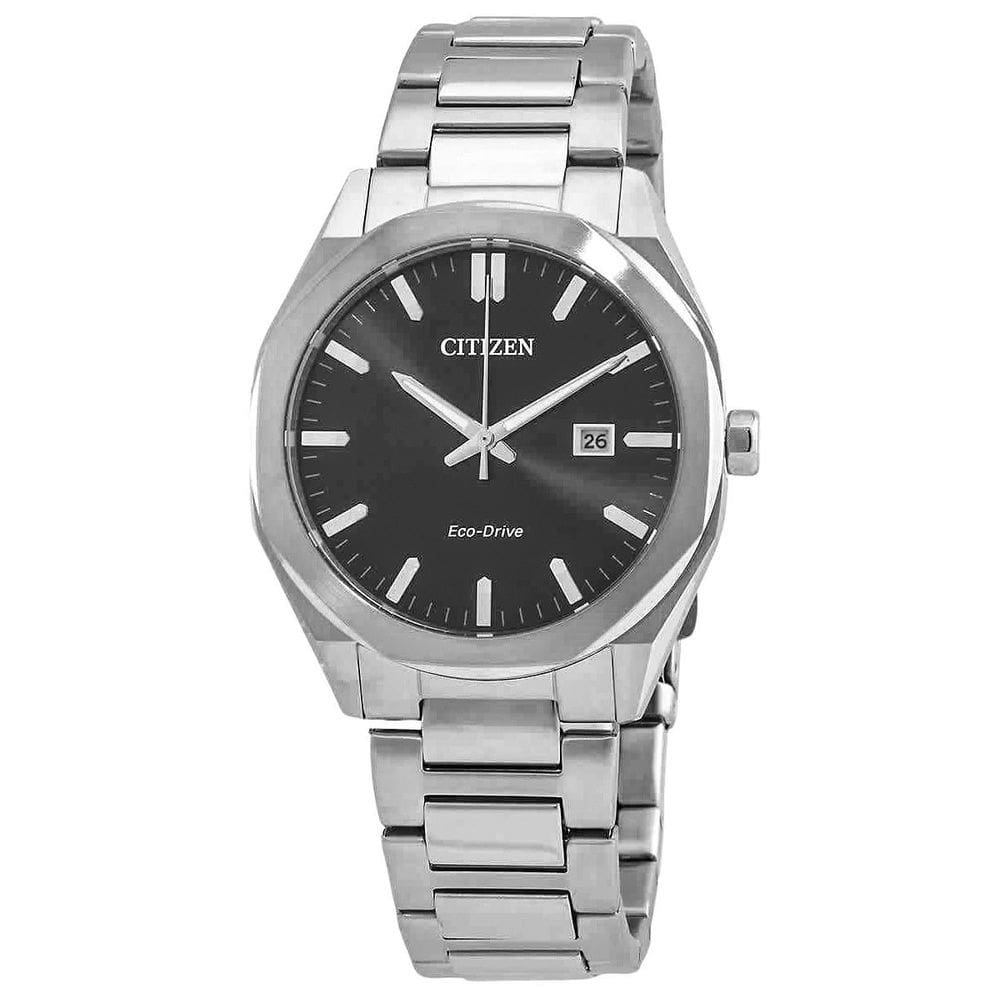 Relógio Citizen Eco-Drive BM7600-81E para homens em aço inoxidável