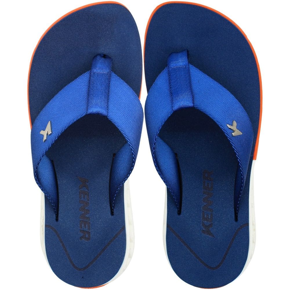 Sandália de Dedo Kenner Rakka Salto Vazado Macio Masculina